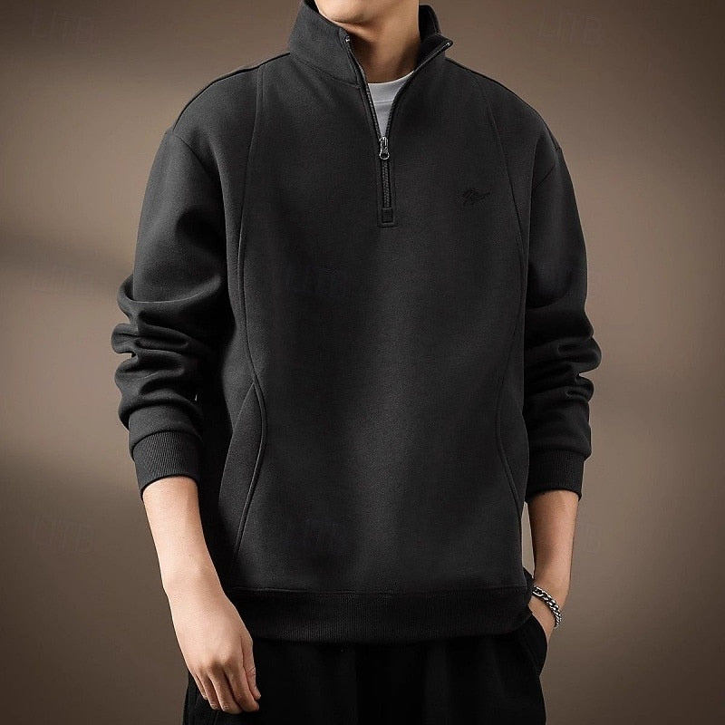 Trent | Classic Quarter-Zip Sweatshirt