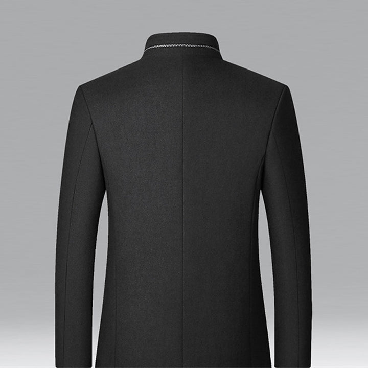Gregory | Refined Stand-Collar Overcoat
