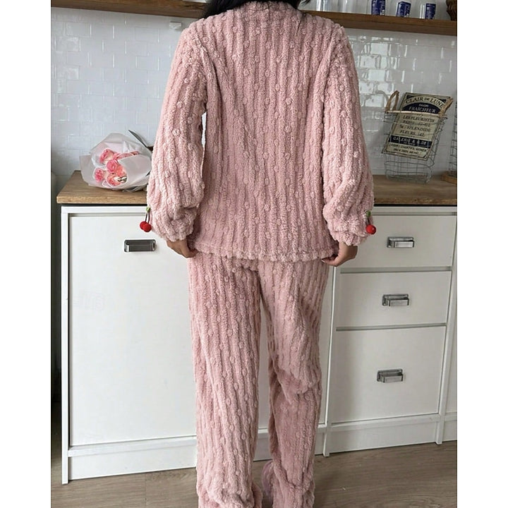 Maribel | Cozy Cherry Two-Piece Set