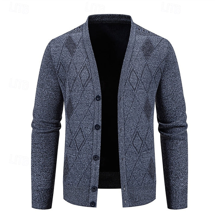 Weston | Refined Argyle Cardigan
