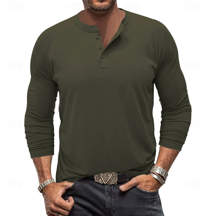 Sheldon | Classic Long-Sleeve Henley