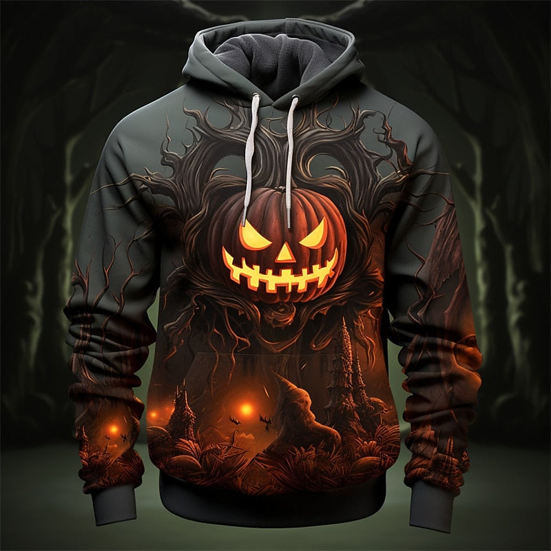 Holden | Halloween Pumpkin Graphic Hoodie