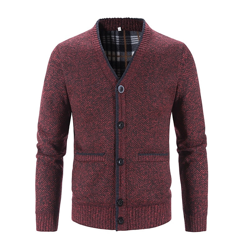 Colby | Button-Front V-Neck Cardigan