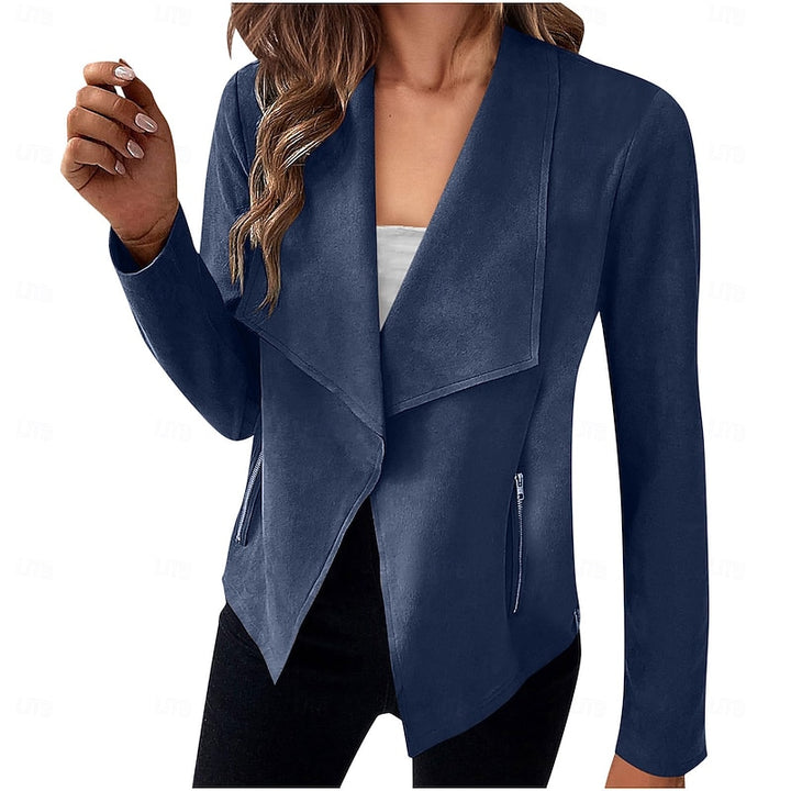 Elaine | Draped Open-Front Jacket