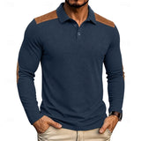Bennett | Textured Colour Block Polo Shirt