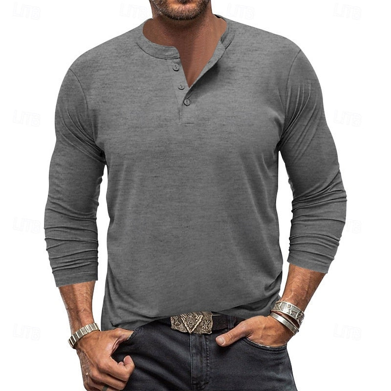 Sheldon | Classic Long-Sleeve Henley