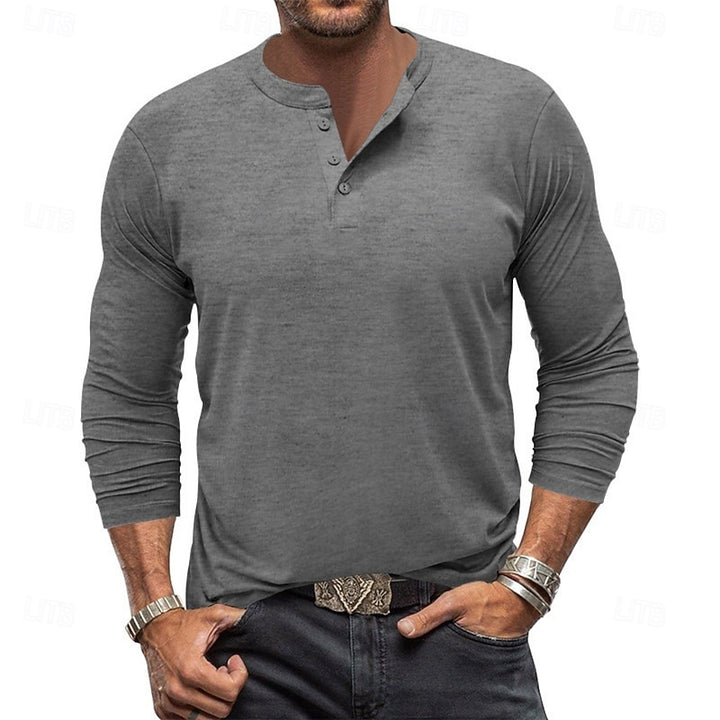 Sheldon | Classic Long-Sleeve Henley
