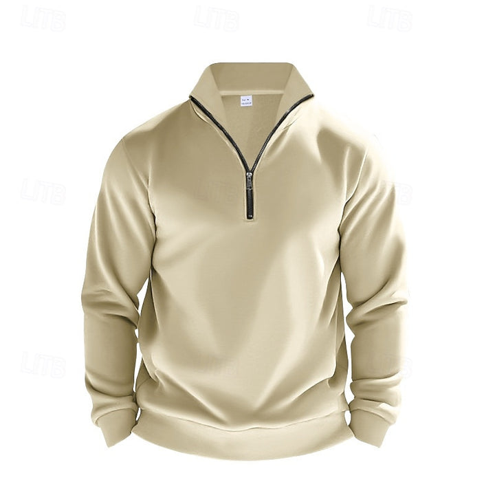 Glenn | Refined Quarter-Zip Sweatshirt