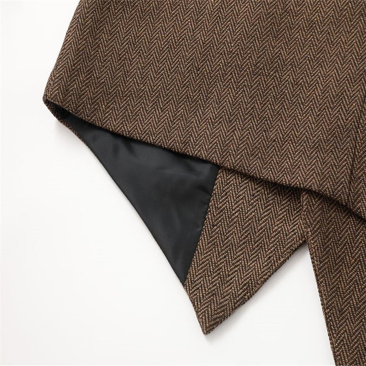 Gerard | Herringbone Tailored Waistcoat