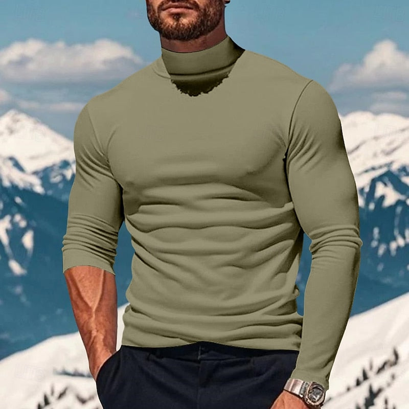 Barrett | Mock Neck Long Sleeve Top