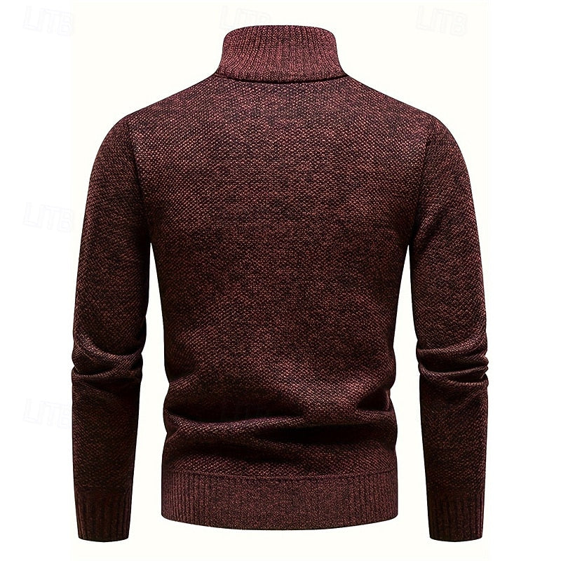 Donovan | Quarter-Zip Stand-Collar Sweater