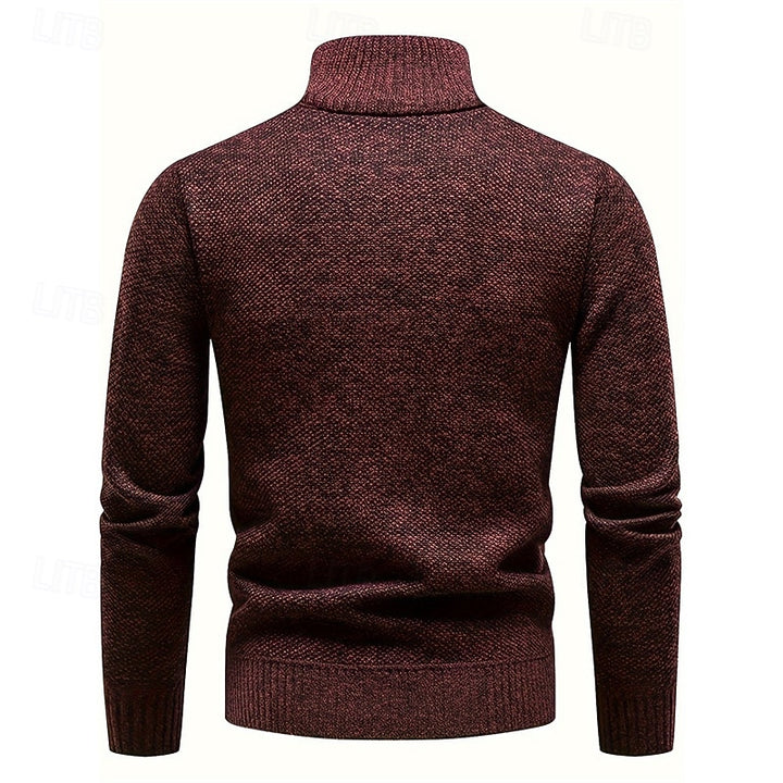 Donovan | Quarter-Zip Stand-Collar Sweater