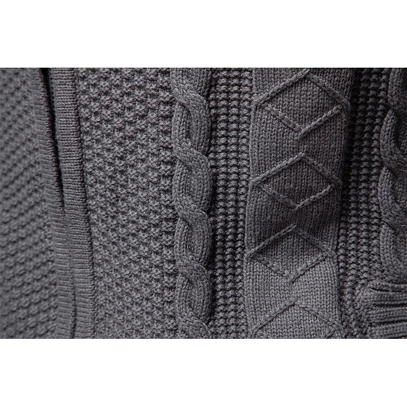 Gerard | Textured Zip-Up Cardigan