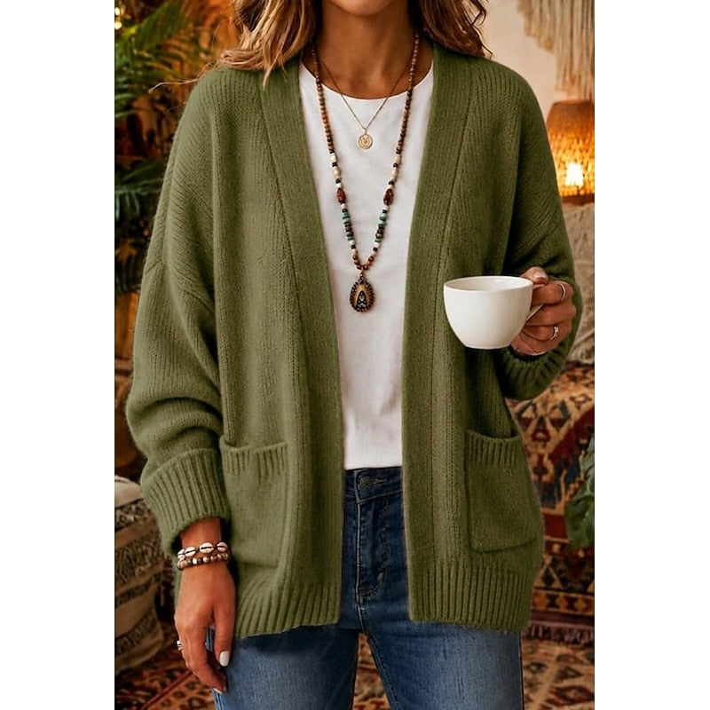 Evangeline | Relaxed Open-Front Cardigan