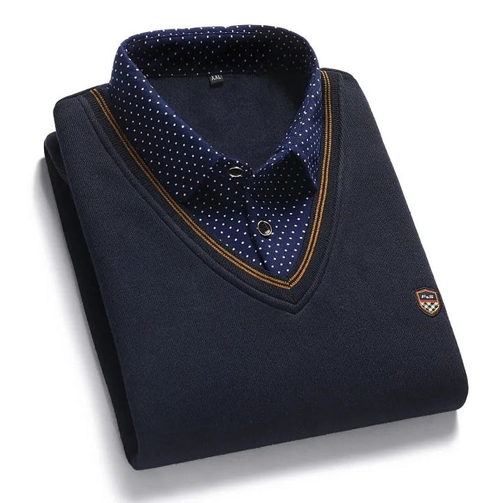 Wallace | Refined Mock-Collar Sweater