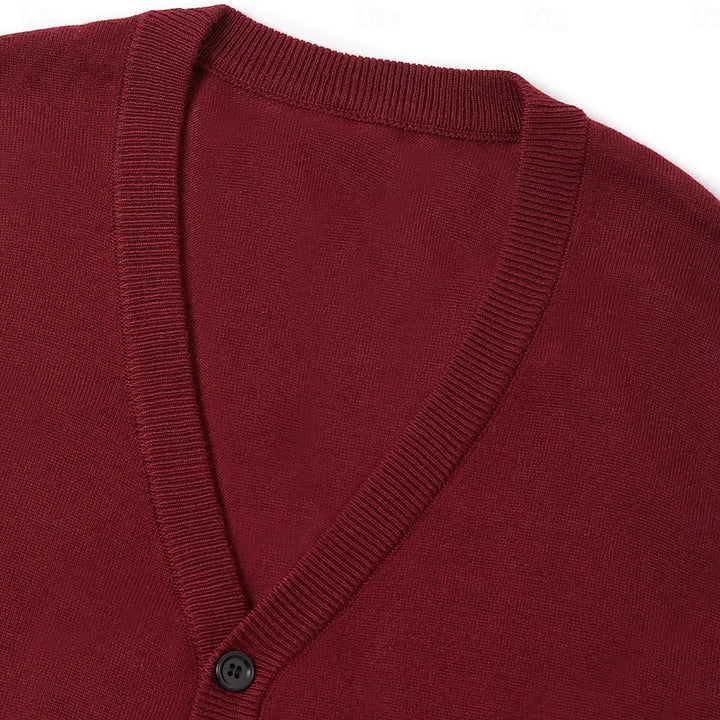 Leonard | Buttoned V-Neck Sweater Vest