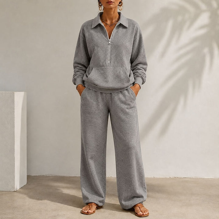 Waverly | Relaxed Zip-Collar Two-Piece Set