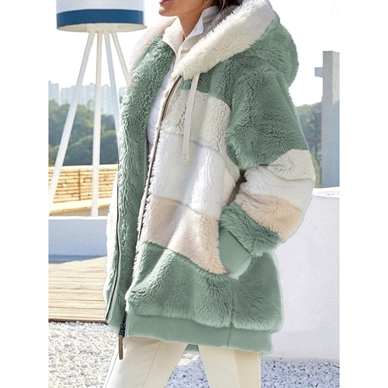 Corinne | Cozy Hooded Zip-Up Jacket