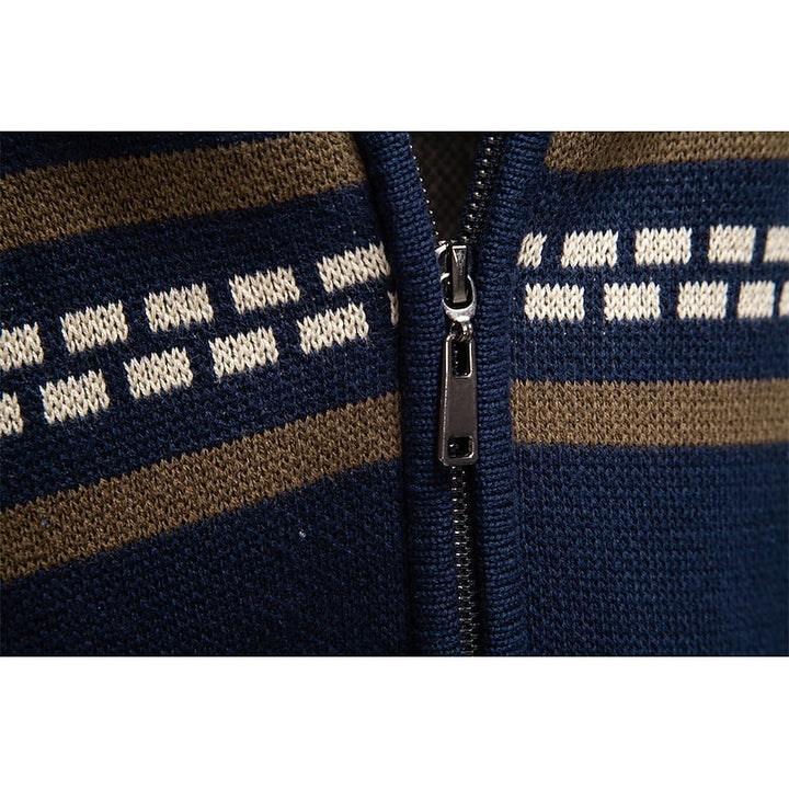 Fraser | Fair Isle Zip-Up Christmas Cardigan