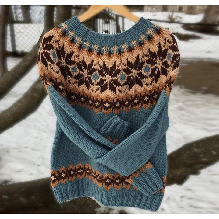 Coralie | Patterned Knit Sweater
