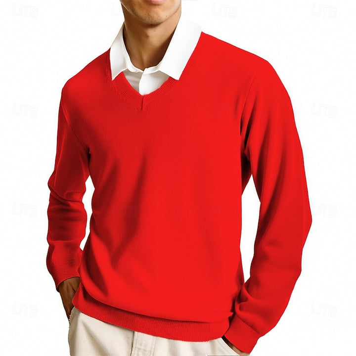 Clayton | Classic V-Neck Sweater