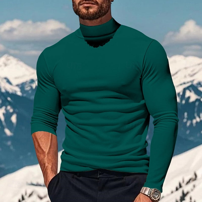 Barrett | Mock Neck Long Sleeve Top