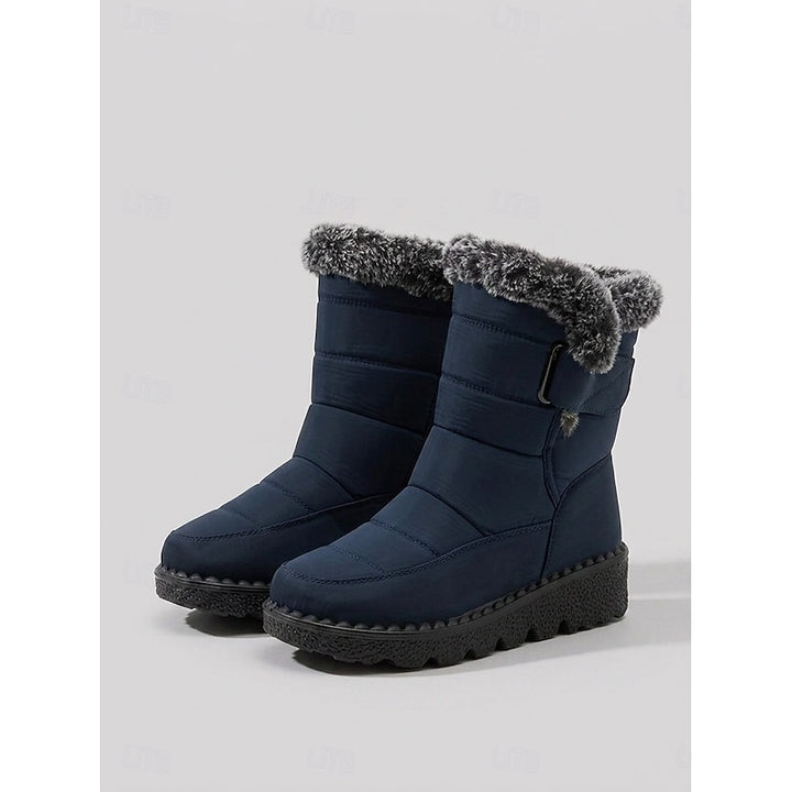 Greta | Cozy Fur-Trimmed Winter Snow Boots