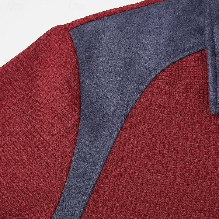 Corbin | Quarter-Zip Textured Pullover