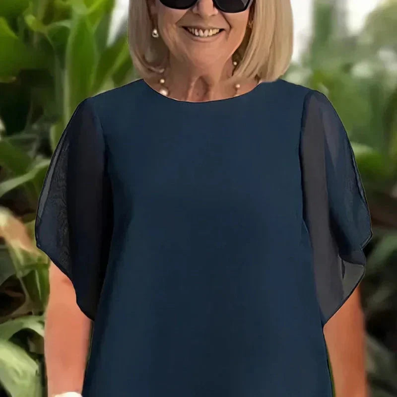 Everly | Draped Wide-Leg Trouser Set