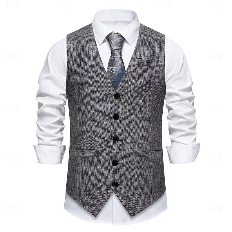 Emmett | Tailored Single-Breasted Waistcoat
