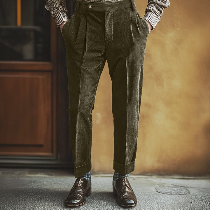Merrick | Pleated Gurkha Trousers