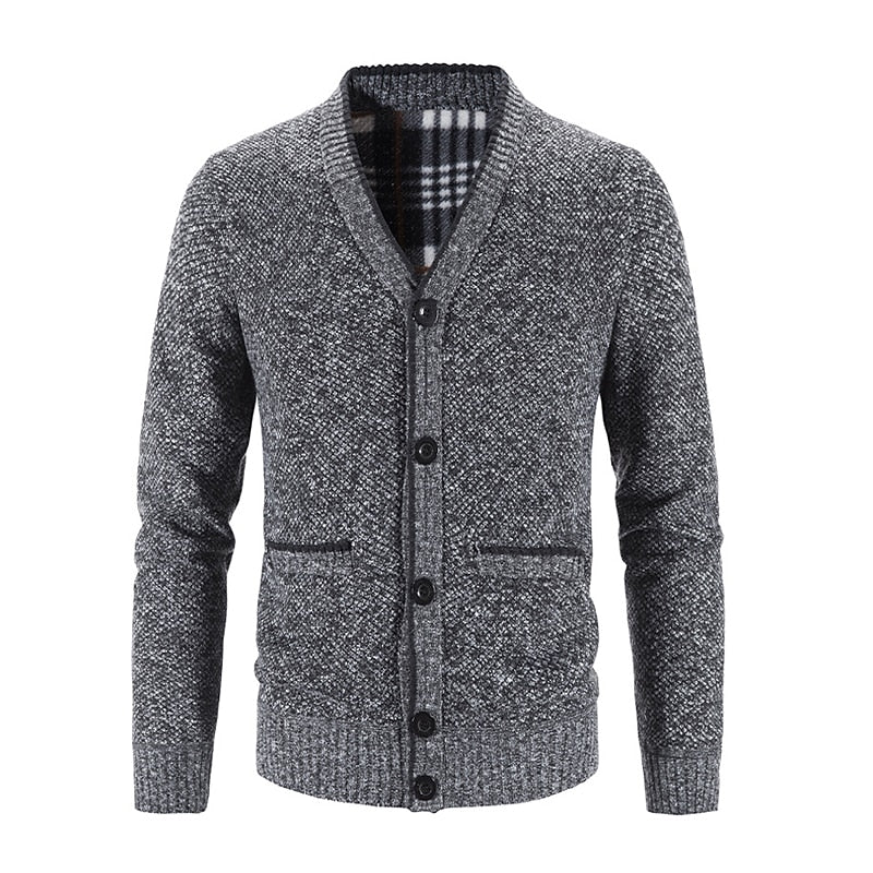 Colby | Button-Front V-Neck Cardigan