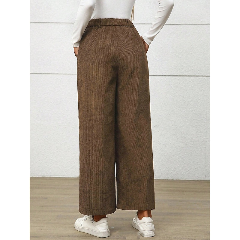 Simone | Wide-Leg High-Waist Pants