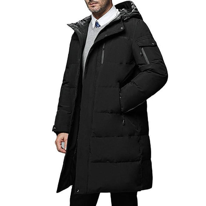Wade | Hooded Longline Puffer Coat