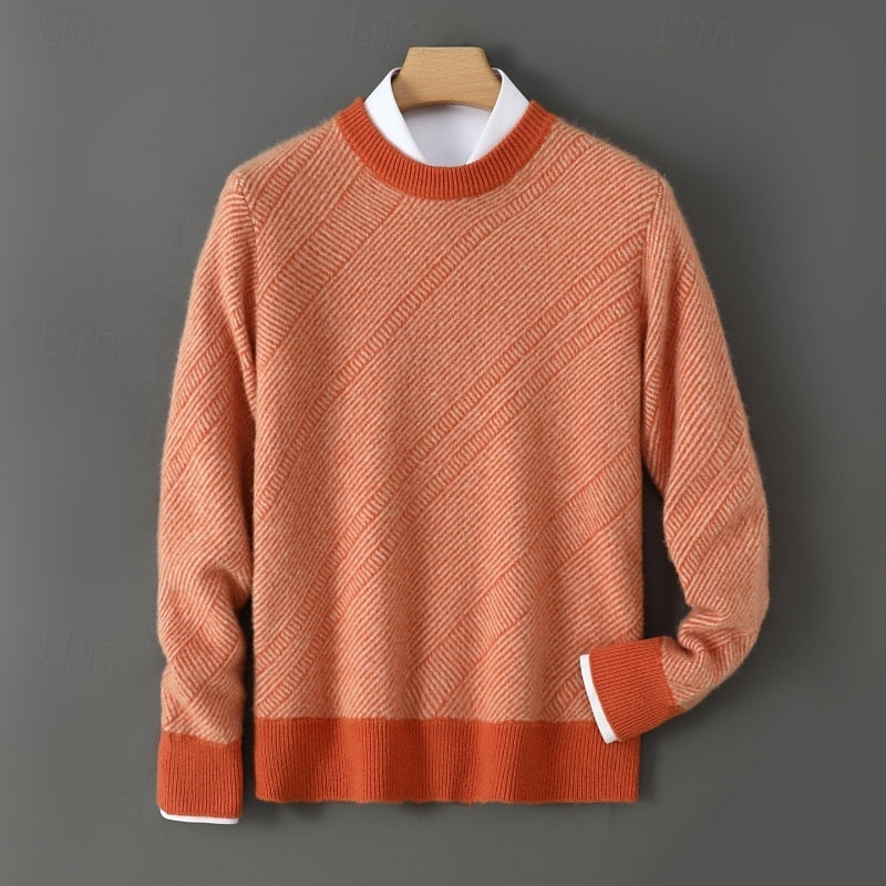 Gareth | Textured Crew Neck Sweater