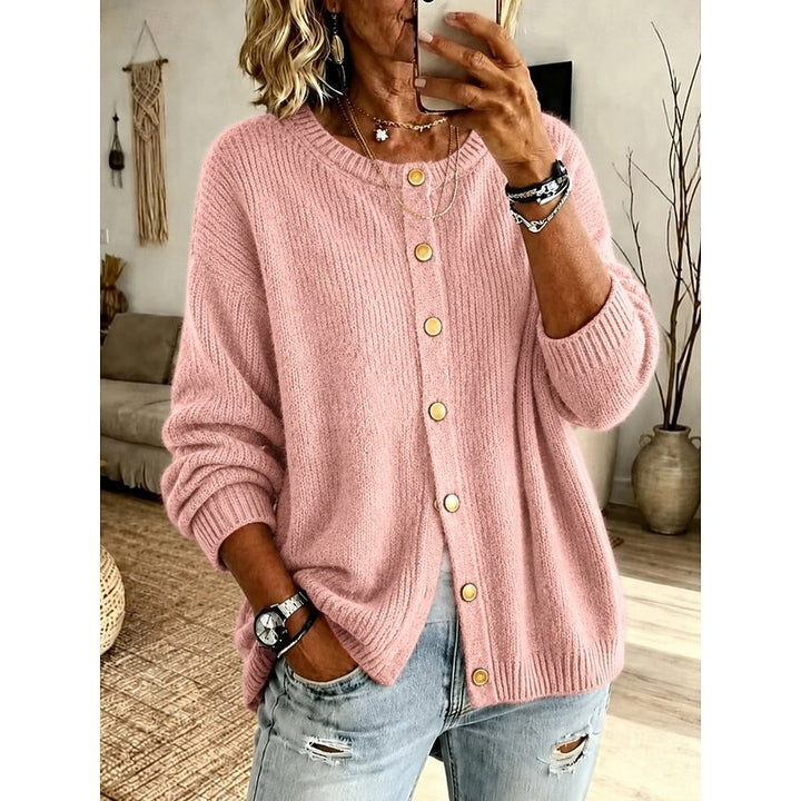 Cecilia | Soft Button-Front Cardigan