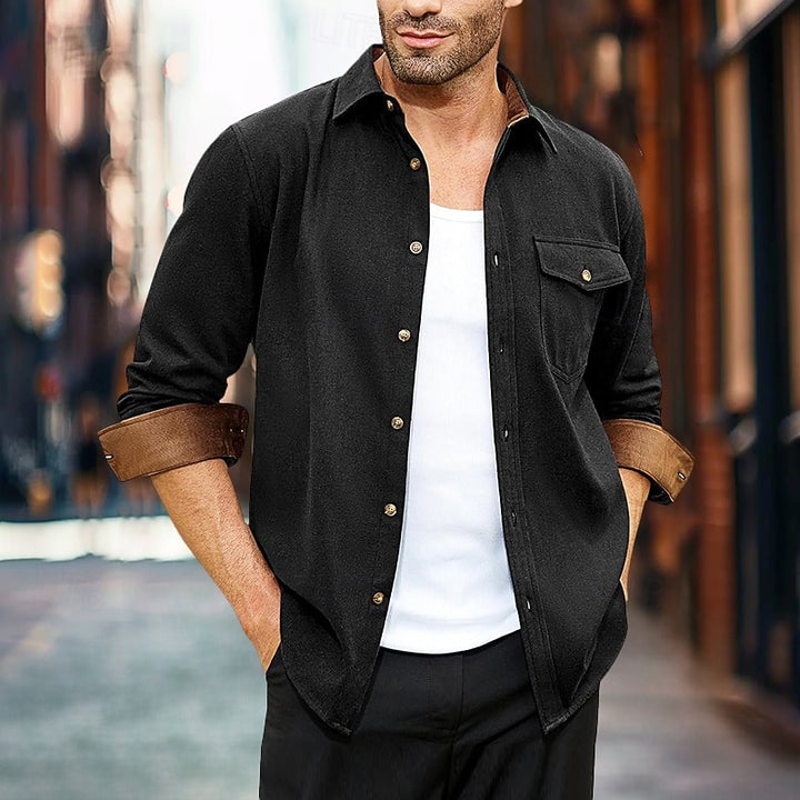 Tristan | Rugged Button-Front Overshirt