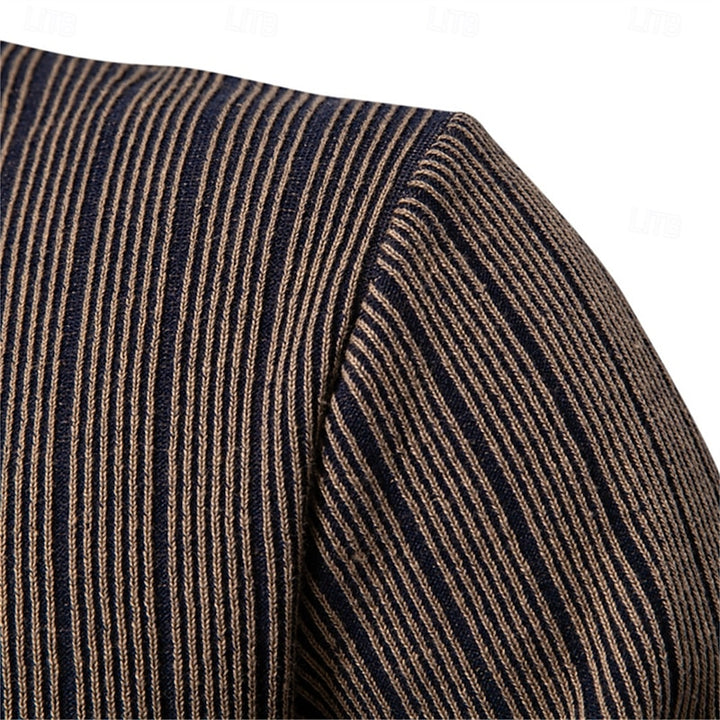Gerard | Ribbed Mock Neck Sweater