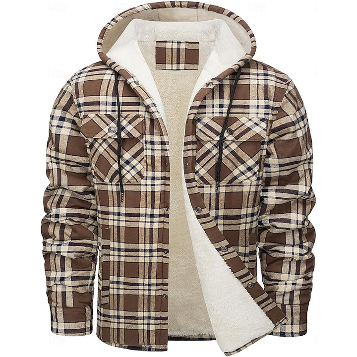 Curtis | Hooded Check Overshirt