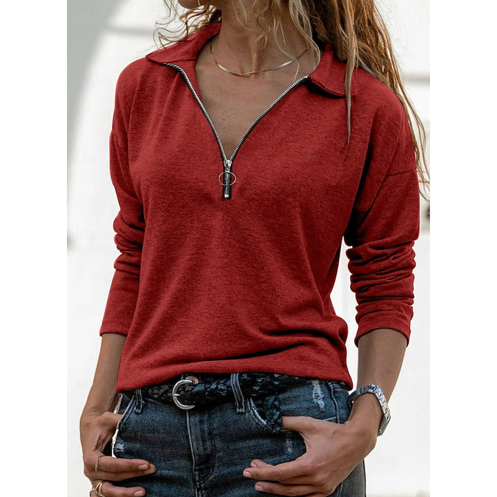 Cora | Relaxed Quarter-Zip Top