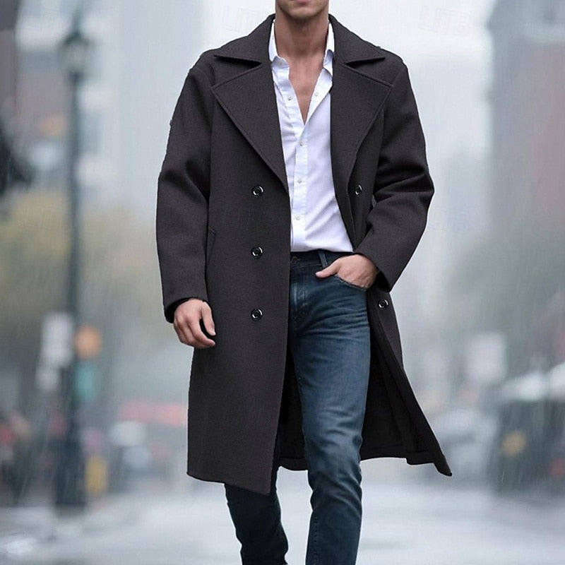 Barnaby | Tailored Long Overcoat