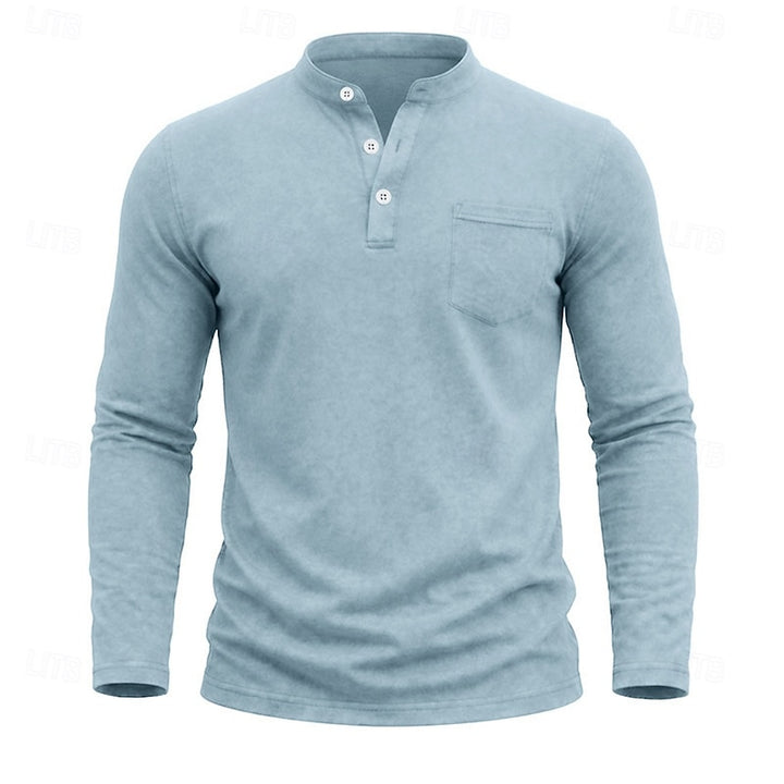 Weston | Classic Henley Long Sleeve Shirt