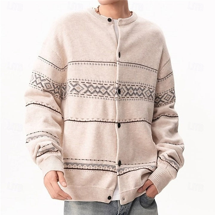 Bryce | Christmas Patterned Cardigan