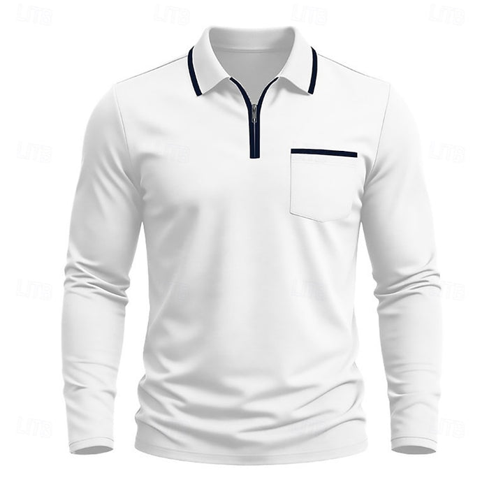 Maurice | Refined Quarter-Zip Polo Shirt