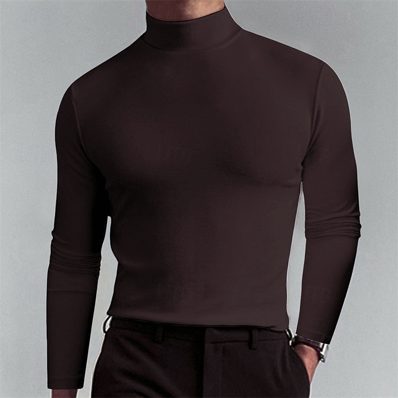 Garrett | Refined Mock-Neck Turtleneck