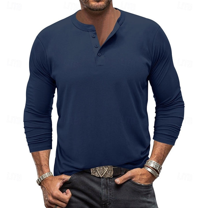 Sheldon | Classic Long-Sleeve Henley