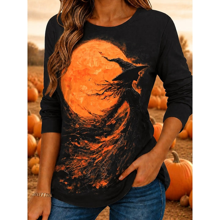 Fern | Halloween Witch Graphic Long-Sleeve Top