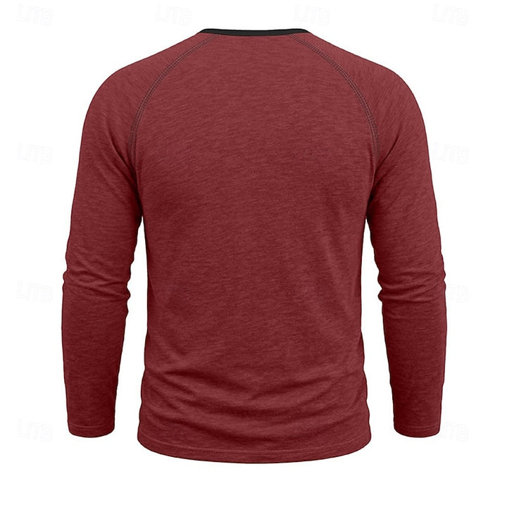 Owen | Classic Button Henley Shirt