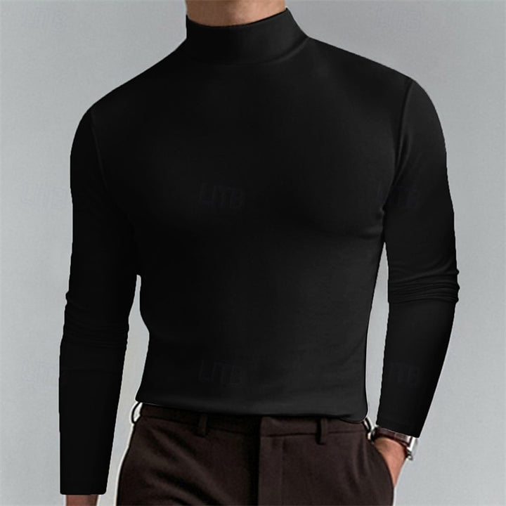 Garrett | Refined Mock-Neck Turtleneck