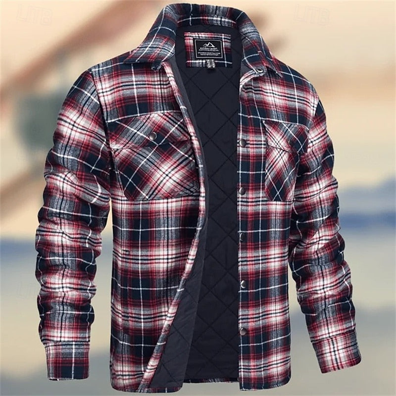 Jonathan | Rugged Quilted Shirt Jacket